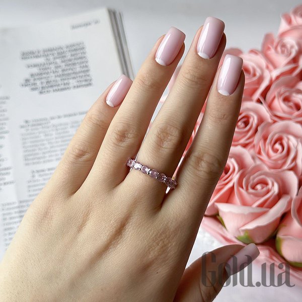 

Женские кольца Fresh Jewelry, Женское серебряное кольцо с куб. циркониями, 17.5