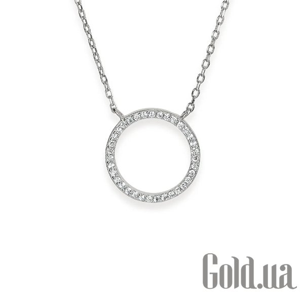 

Женские колье Silvex925, Серебряное колье с куб. циркониями, 45
