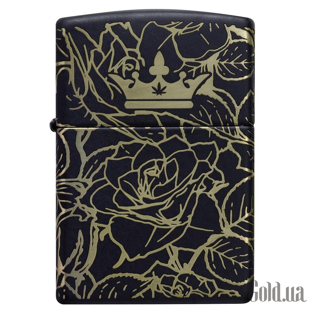 Zippo Зажигалка Queen of Bud Dark Roses Design 47107 47107 – изображение 2