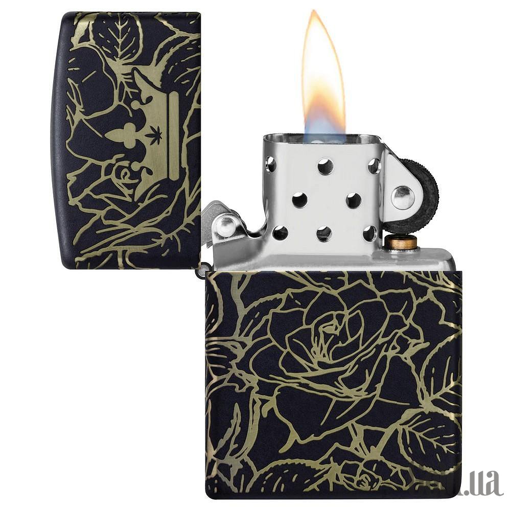 Zippo Зажигалка Queen of Bud Dark Roses Design 47107 47107 – изображение 3