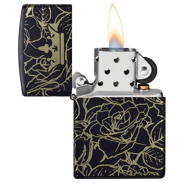 Zippo Зажигалка Queen of Bud Dark Roses Design 47107 47107 – изображение 3