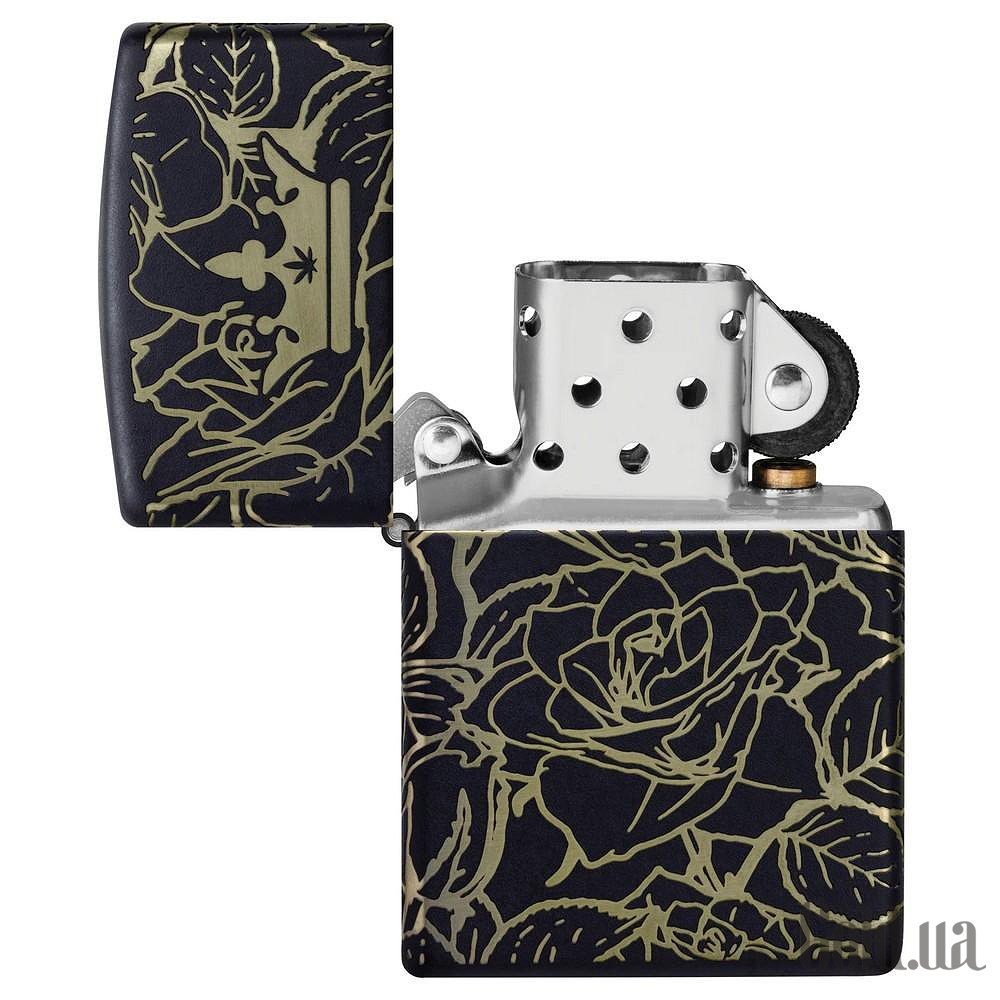 Zippo Зажигалка Queen of Bud Dark Roses Design 47107 47107 – изображение 4