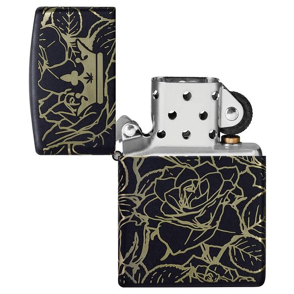 Zippo Зажигалка Queen of Bud Dark Roses Design 47107 47107 – изображение 4