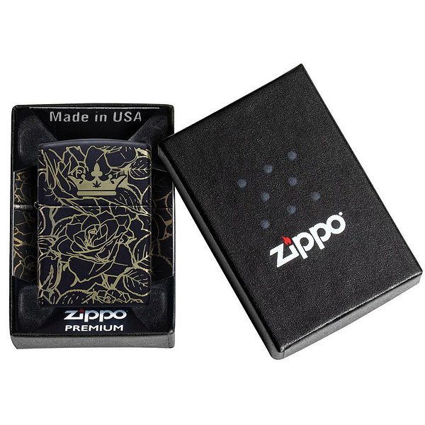Zippo Зажигалка Queen of Bud Dark Roses Design 47107 47107 – изображение 6