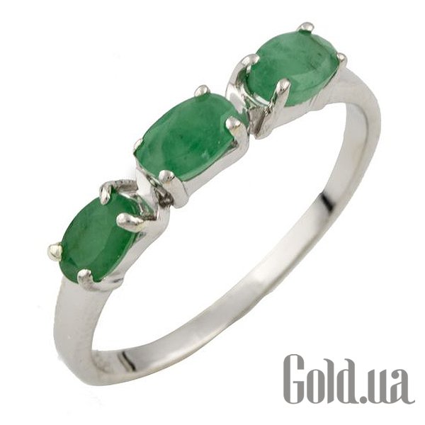 

Женские кольца Fresh Jewelry, Женское серебряное кольцо с изумрудами, 17