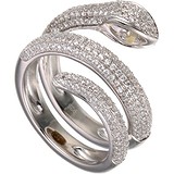 Женское серебряное кольцо с куб. циркониями, 1670186