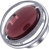 Женское серебряное кольцо с ювелирным стеклом, 1676586