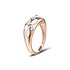 Женское золотое кольцо с бриллиантами и перламутром - фото 3