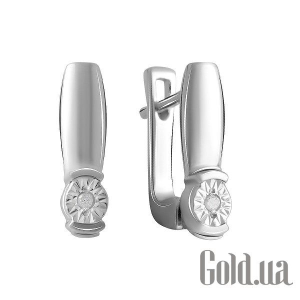 

Серьги Fresh Jewelry, Серебряные серьги с бриллиантами