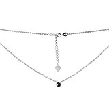 Серебряное колье с куб. цирконием, 1745450