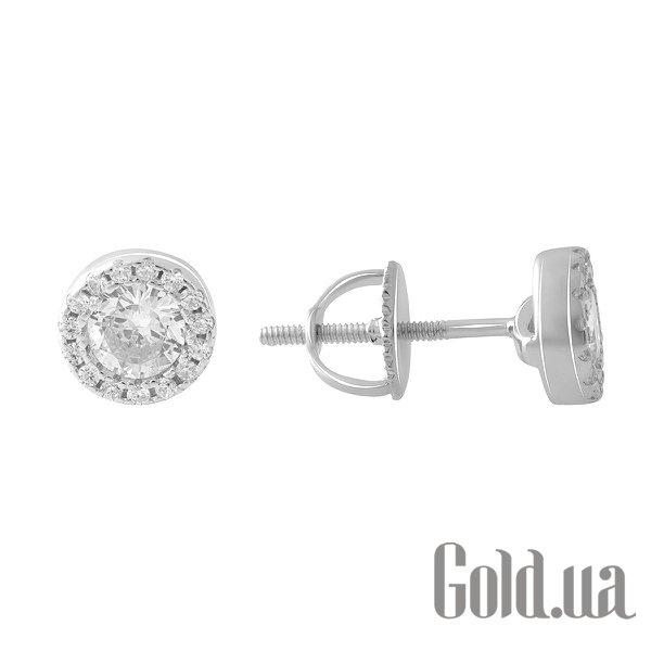 

Серьги-гвоздики Fresh Jewelry, Серебряные серьги с куб. циркониями