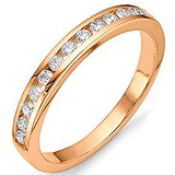 Золотое обручальное кольцо с бриллиантами, 1554475