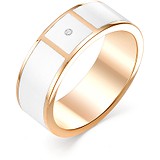 Золотое обручальное кольцо с бриллиантом, 1603627