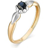 Женское золотое кольцо с сапфиром, 1628715