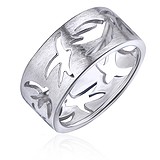 Купить дешево Женское серебряное кольцо (К2/2021С) стоимость 2255 грн. в Украине в магазине Gold.ua