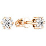 Золоті сережки з діамантами, 1685035