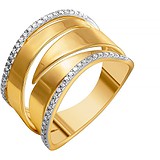 Женское золотое кольцо с бриллиантами, 1687595