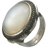 Женское золотое кольцо с лунным камнем и бриллиантами, 1688619