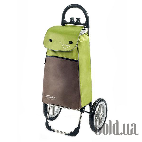 

Дорожная сумка Aurora, Коричневый;зеленый, Сумка-тележка Vienna 55 Green/Brown