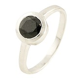Женское серебряное кольцо с сапфиром (1197172), фотографии