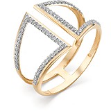 Женское золотое кольцо с бриллиантами, 1602860