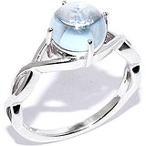Silver Wings Женское серебряное кольцо с топазом, 1618732