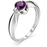 Женское серебряное кольцо с аметистом, 1646380