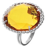 Женское серебряное кольцо с ювелирным стеклом, 1646636