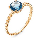 Женское золотое кольцо с топазом, 1655340