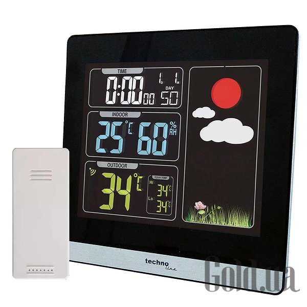 Метеостанція Technoline Метеостанція WS6448 Black