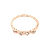 Золота каблучка з куб. цирконіями, 1766956