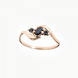 Женское золотое кольцо с сапфирами, 1776428
