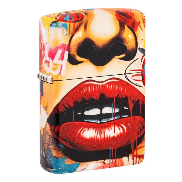 Zippo Зажигалка Street Art Face Design 46257