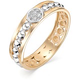Женское золотое кольцо с бриллиантами, 1603629