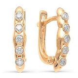 Золоті сережки з діамантами, 1606957