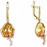 Золоті сережки з діамантами, 1642029