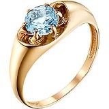 Женское золотое кольцо с топазом, 1655341