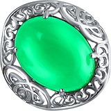 Женское серебряное кольцо с халцедоном, 1671213