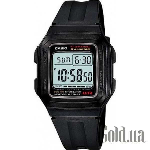 

Японские часы Casio, Мужские часы Standard Digital F-201WA-1AEF