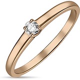Золотое кольцо с бриллиантом, 1554990