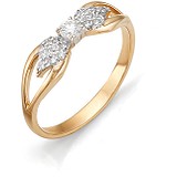 Золотое кольцо с бриллиантами, 1612334