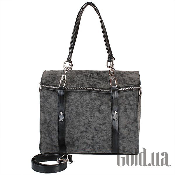 

Сумки женские Laskara, Черный;серый, Женская сумка LK10191-grey