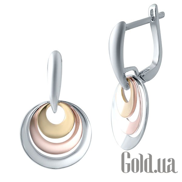 

Серьги с подвесками Fresh Jewelry, Серебряные серьги в позолоте