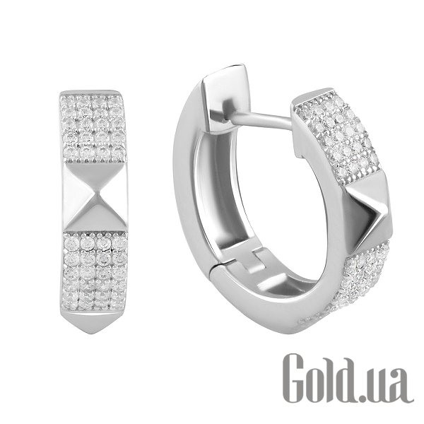 

Серьги Fresh Jewelry, Серебряные серьги с куб. циркониями