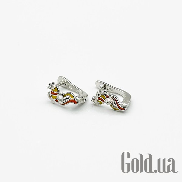 

Серьги Silvex925, Серебряные серьги с эмалью