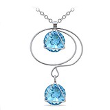 Кулон с цепочкой с кристаллами Swarovski, 1310511