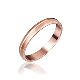 Серебряное обручальное кольцо в позолоте, 1355567