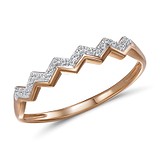 Женское золотое кольцо с бриллиантами, 1554735