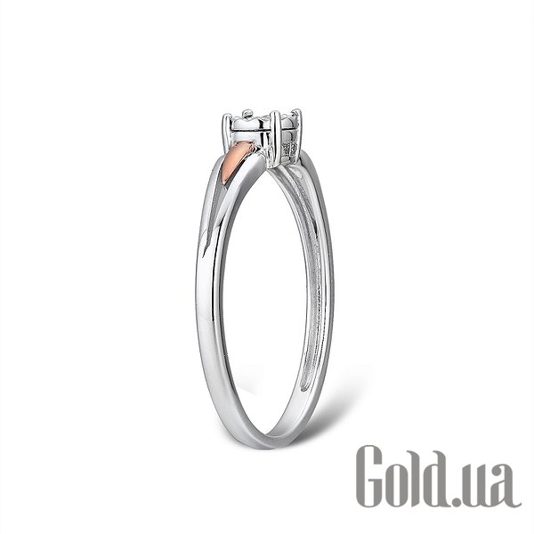 Обручка Lurie Jewelry Жіноча золота каблучка з діамантом, 18