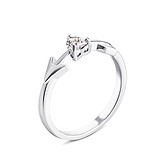 Женское серебряное кольцо с куб. цирконием, 1682991